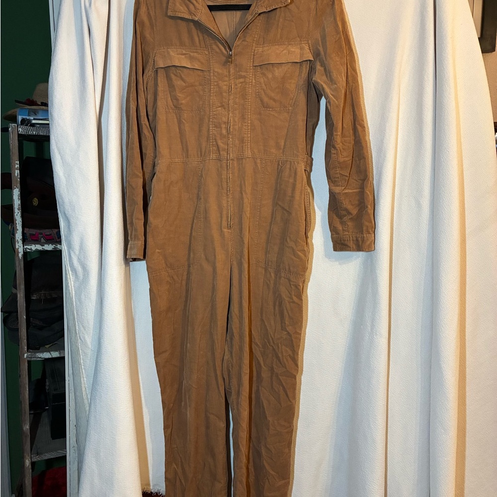 Women's Brown Madewell Corduroy Jumpsuit